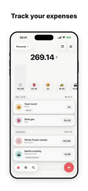 Spent: AI Expense Tracker screenshot 1