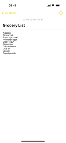 Watch Notes: Notes for Watch iPhone screenshot