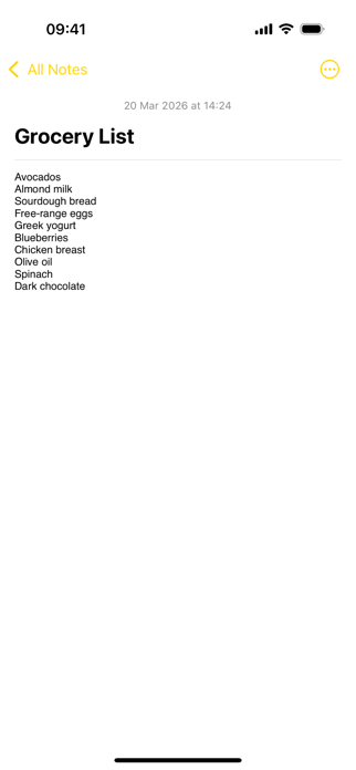 Watch Notes: Notes for Watch Screenshot 6 of 7