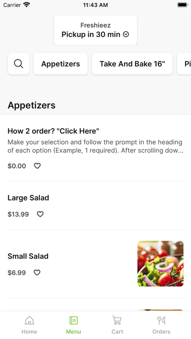 Freshieez iPhone screenshot 2 - Food & Drink app