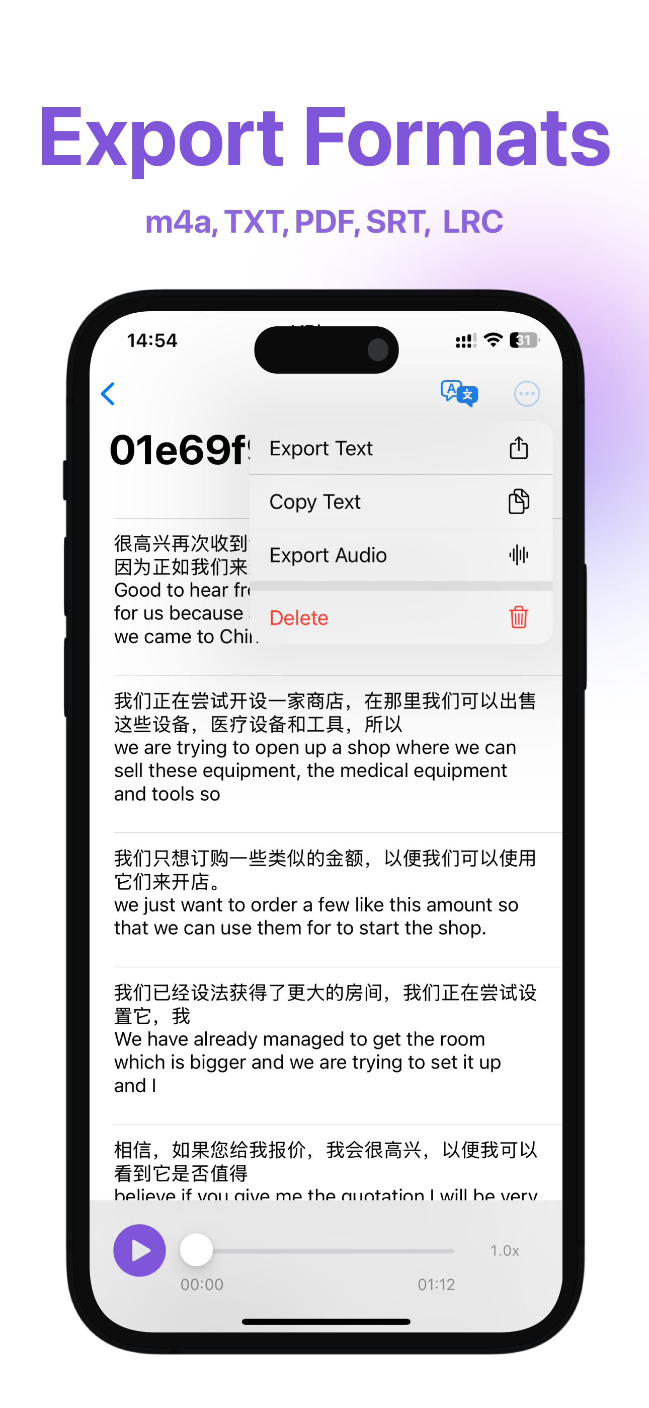 YPlayer: Live Translate Player