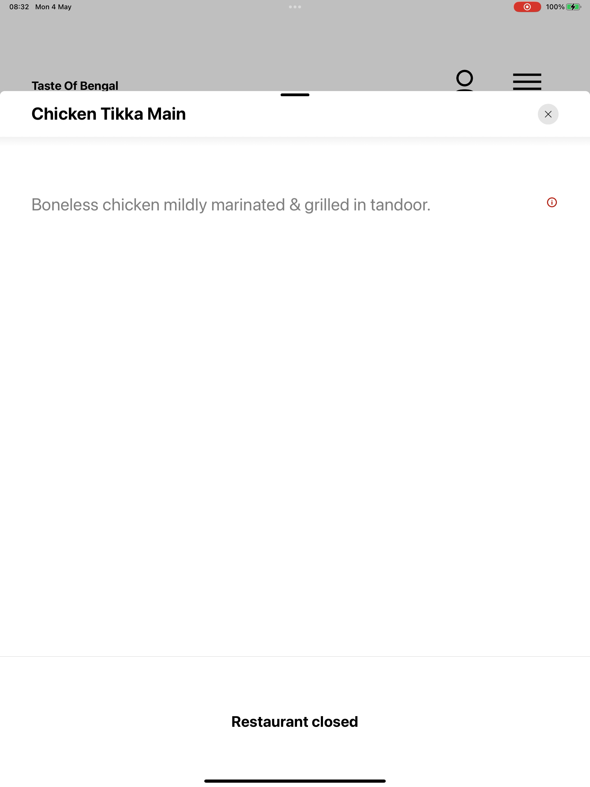 Taste Of Bengal UK screenshot 8