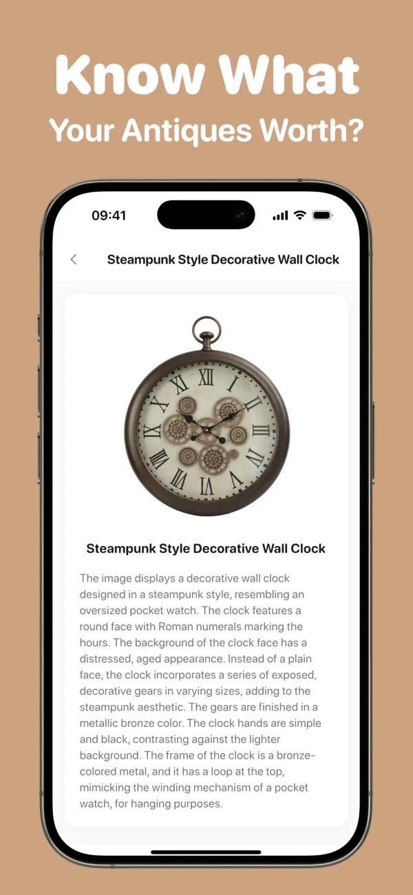 #3. Antique Identifier: Scan Value (iOS) Ved: Youssef Agnaou