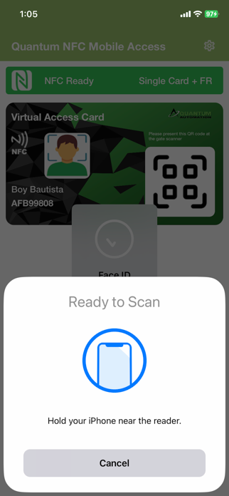 QA-NFCMobileAccess Screenshot 7 of 10