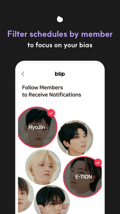 blip: Kpop idol schedule app