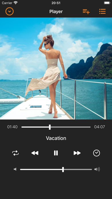 Cloud Music Player - Listener Screenshot