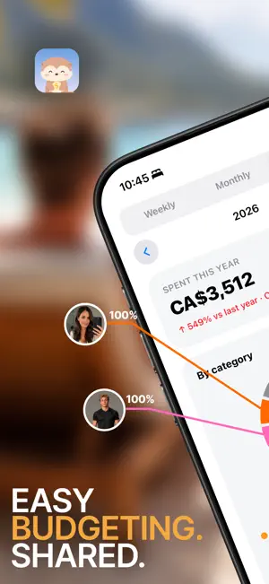 Budget app for couples: Otter screenshot 1