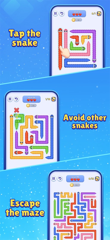 Snake Escape - Tap Away screenshot 7