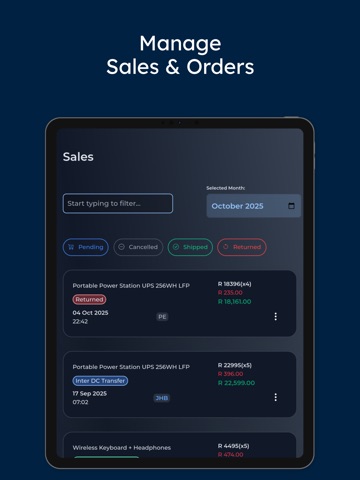 MVPSeller - Takealot Seller iPad screenshot