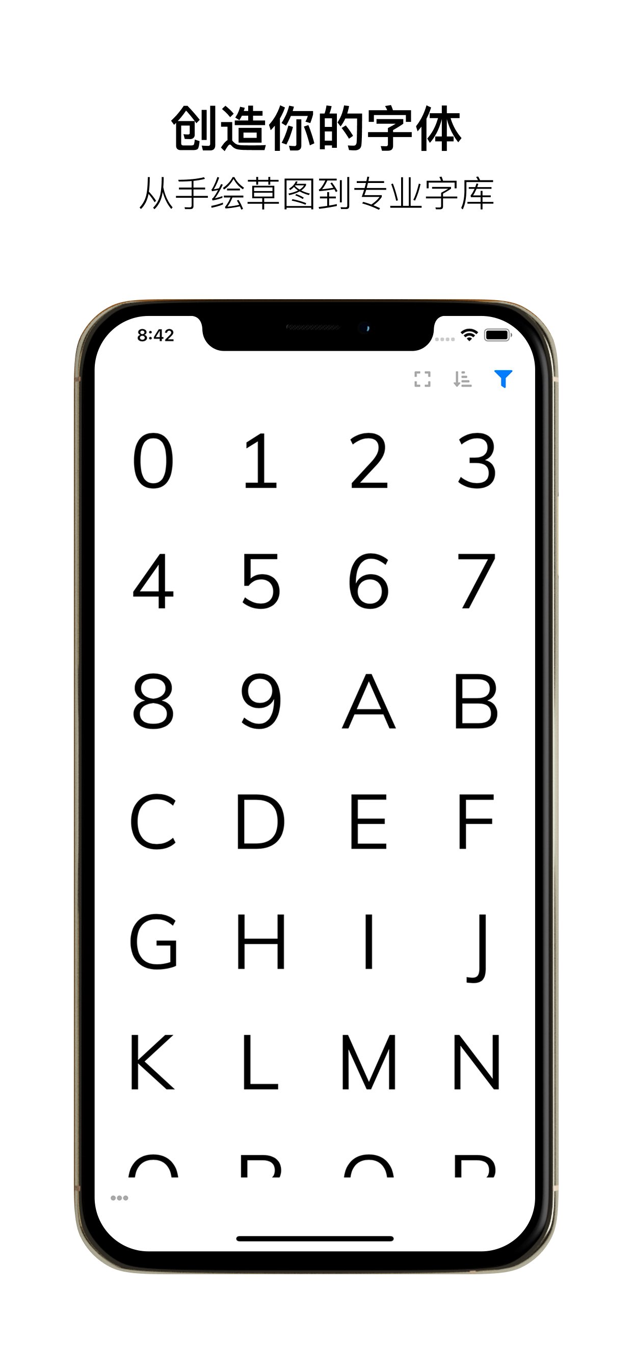 Letterforms - 字体设计 截图 1
