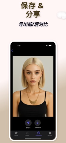 发型AI试戴 screenshot