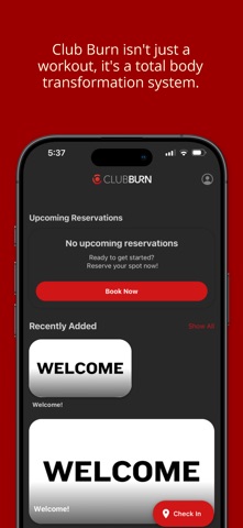 Club Burn Dallas iPhone screenshot