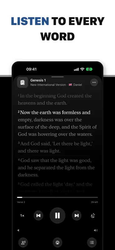Bible: Chat, Widgets, Audio screenshot 2 of 10