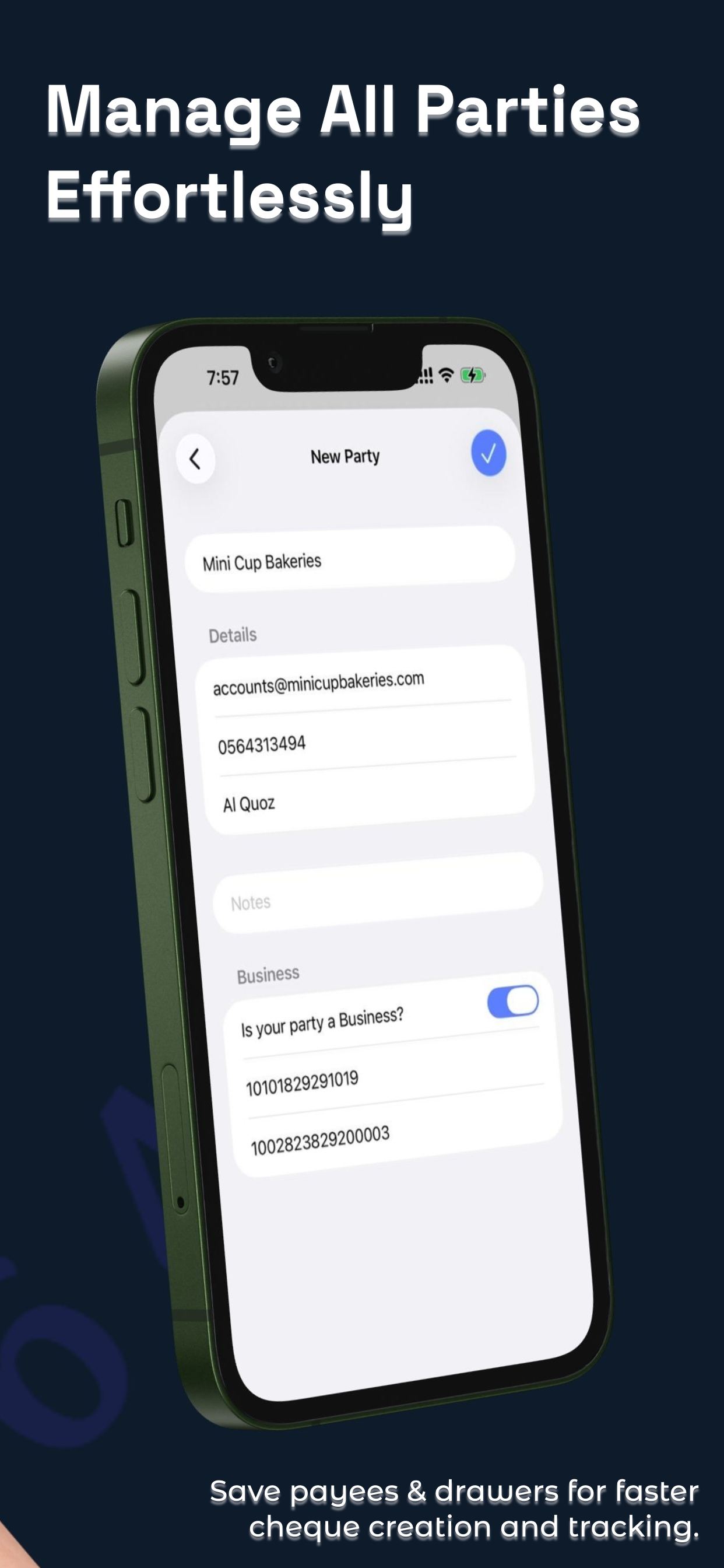 ChequeMate: Cheque Tracker