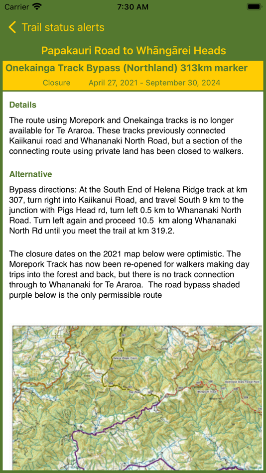 #5. Te Araroa Notes and Maps (iOS) 由: Denis Stanton