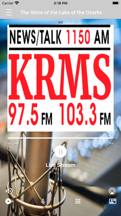 Screenshot #1 pour News/Talk KRMS