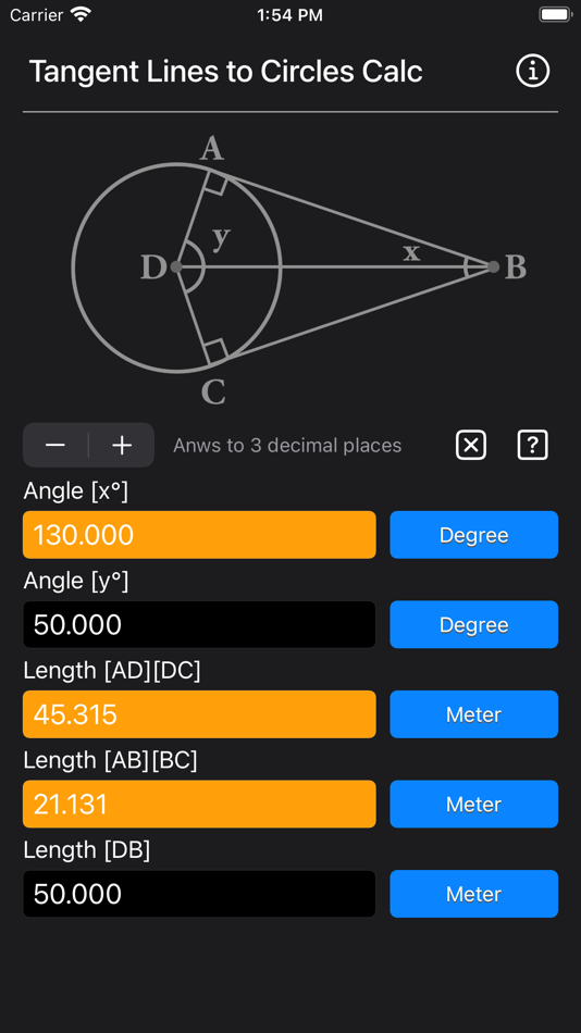 #8. Tangent Lines to Circles Calc (iOS) 来自: Heng Jia Liang
