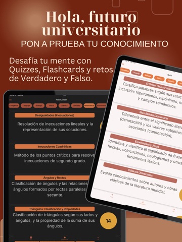 Examen de Admisión Universidad iPad screenshot