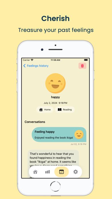Feelly - Daily Mood Journal Screenshot
