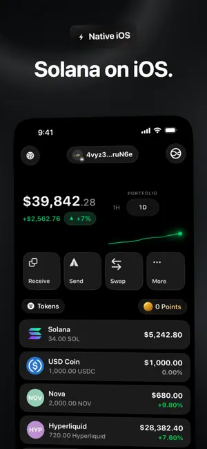 NOVA - Solana Wallet screenshot 1