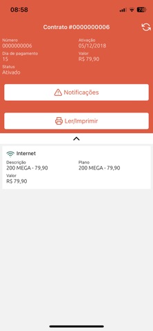 UltraFibra screenshot