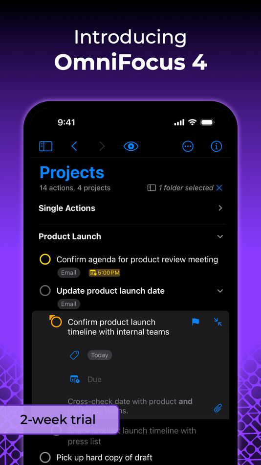 #1. OmniFocus 4 (macOS) 게시자: The Omni Group
