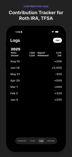 Drip - Dividend Tracker screenshot 4