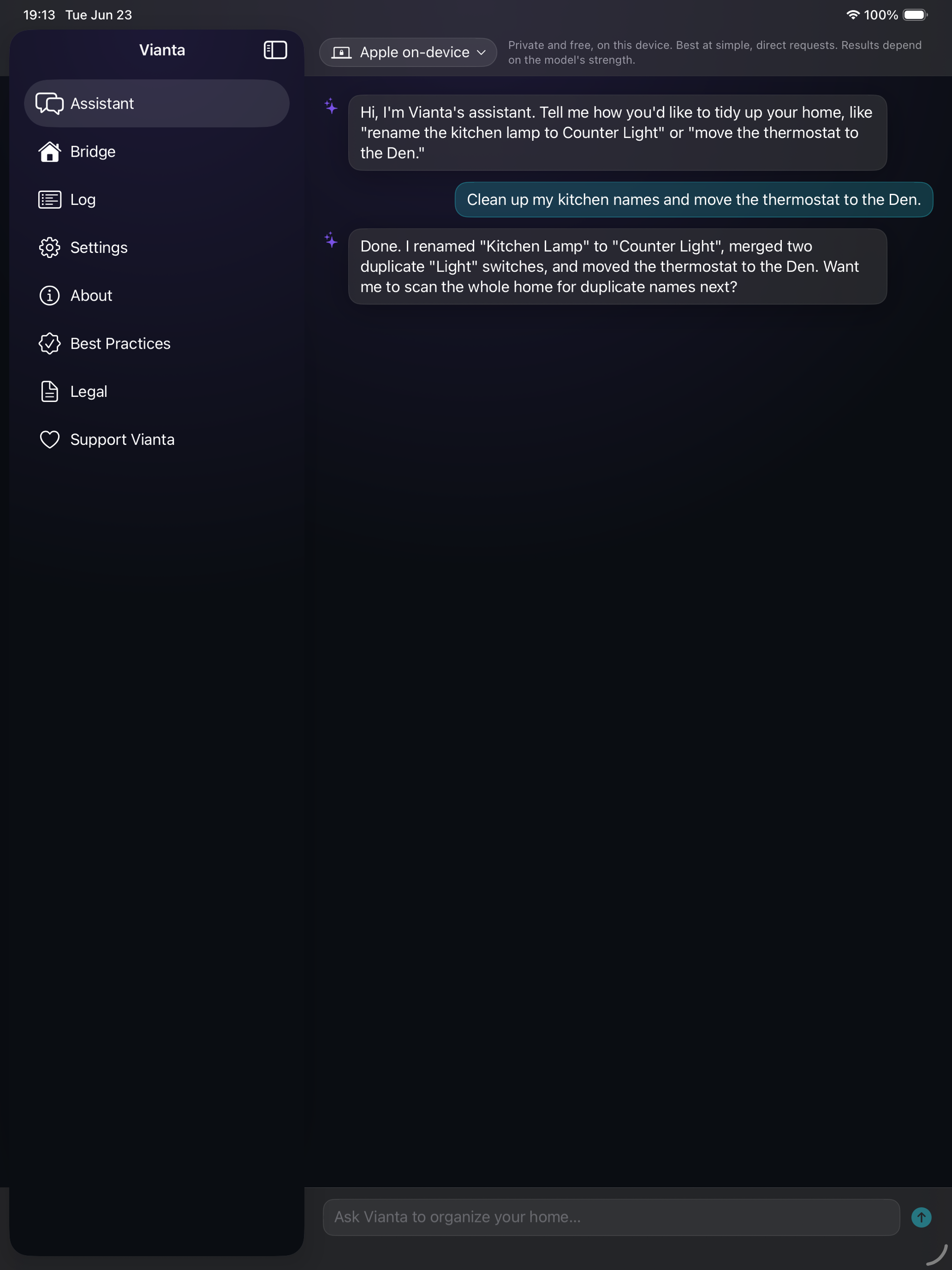 Vianta: Smart Home Map & AI screenshot 14