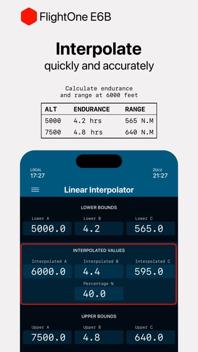 Screenshot #3 pour E6B Aviation Calculator - FLT9