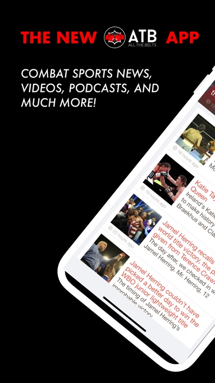 ATB: Combat Sports News screenshot-0