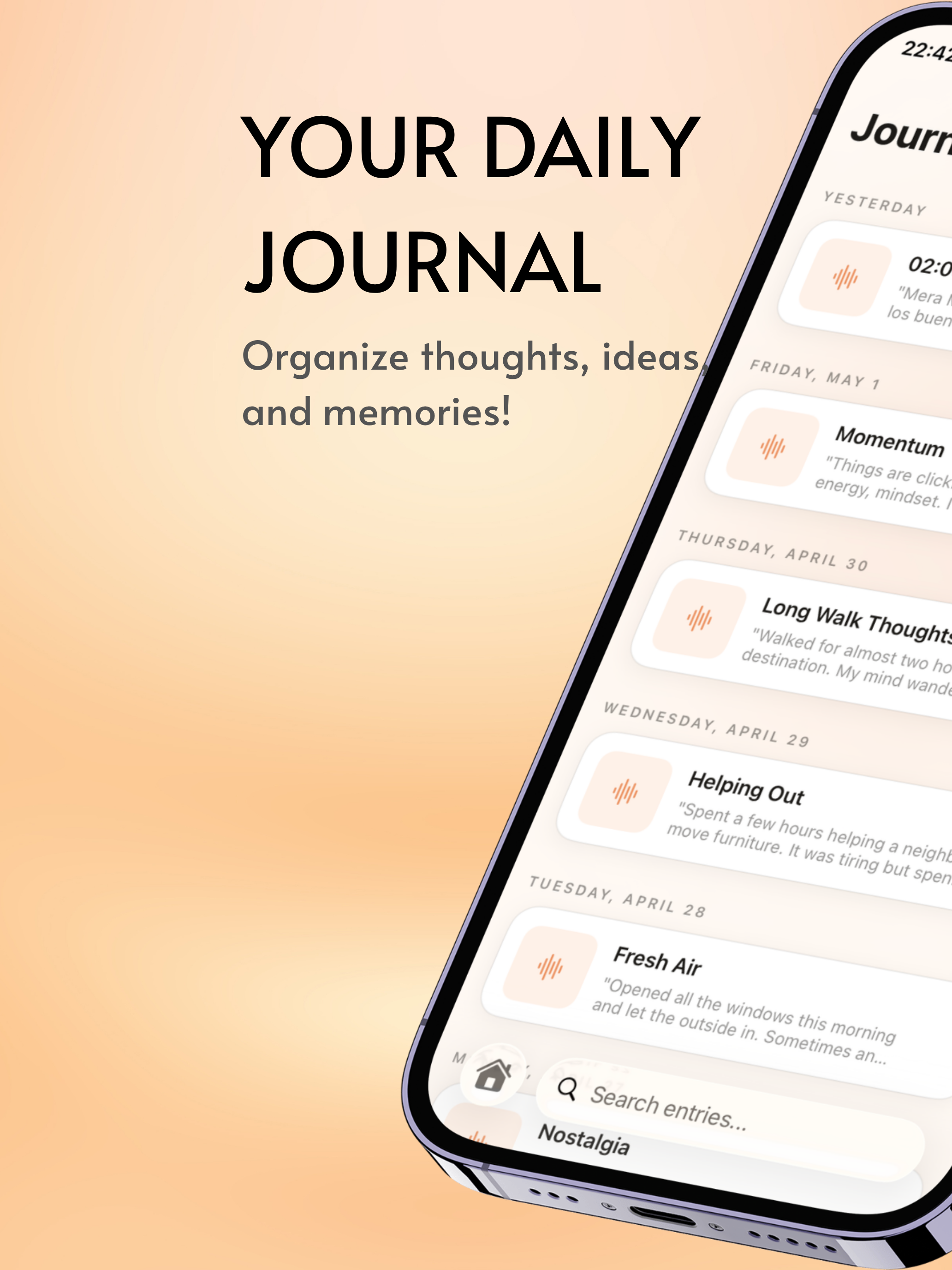 AI Voice Journal - Diarya
