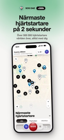 SOS DAE - Hjärtstartare iPhone screenshot 1