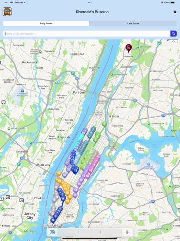 Buseroo iPad screenshot