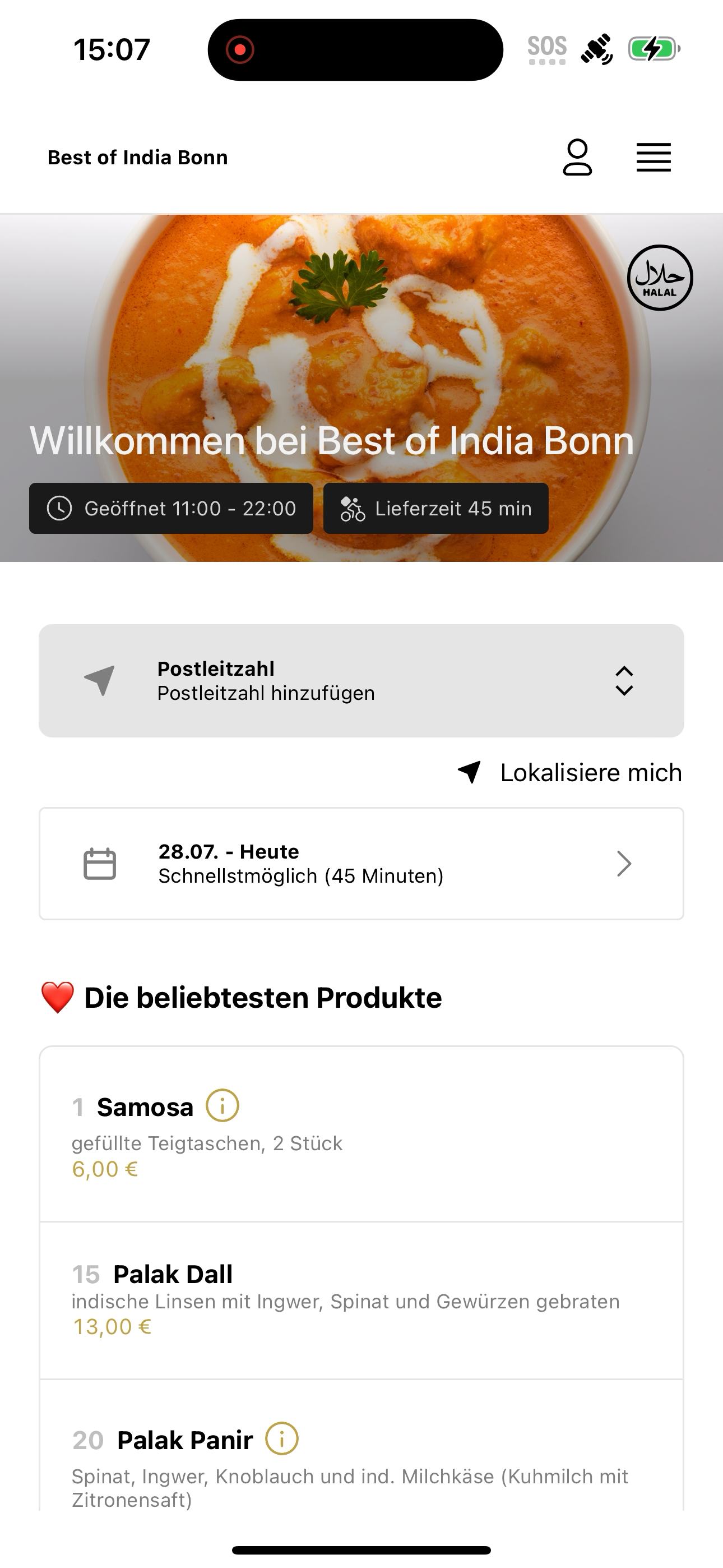 Best of India Bonn screenshot 6