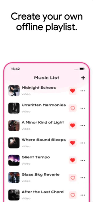 DoneTune: Offline Music Plan iPhone screenshot 2