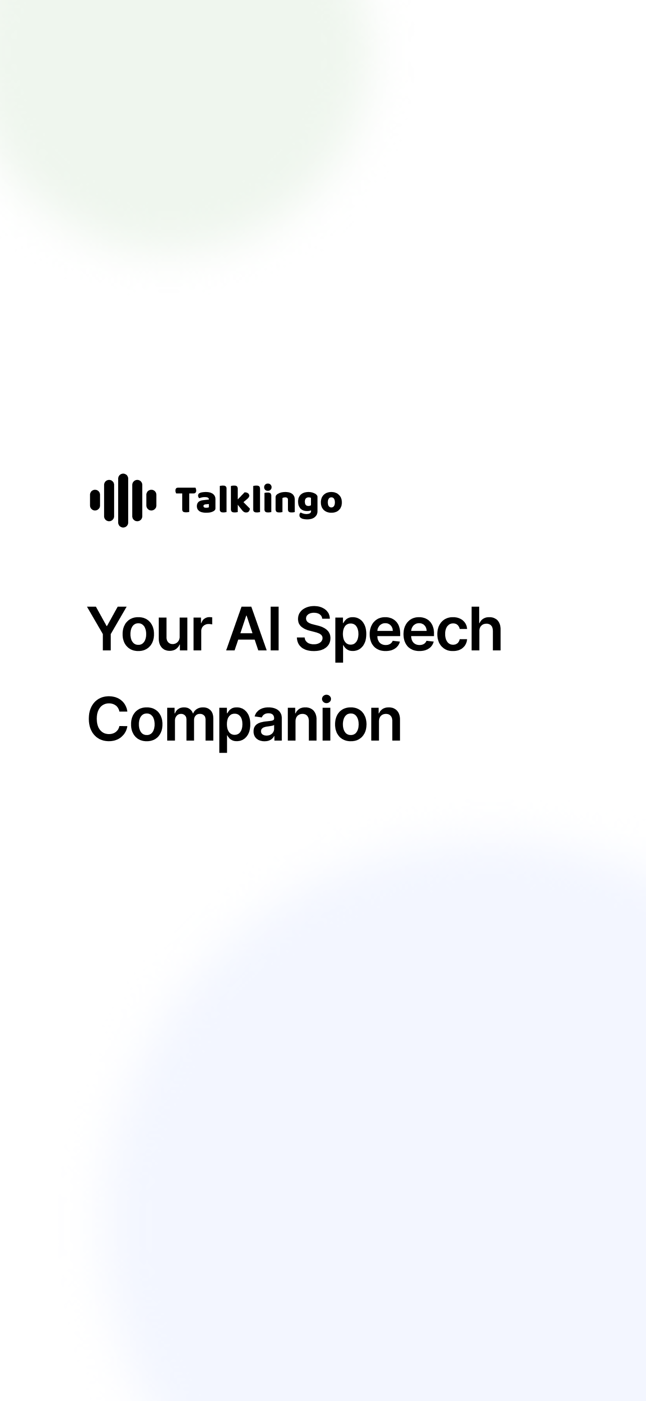 TalkLingo-AI Speech Companion