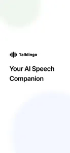 TalkLingo--AI Speech Companion screenshot #1 for iPhone