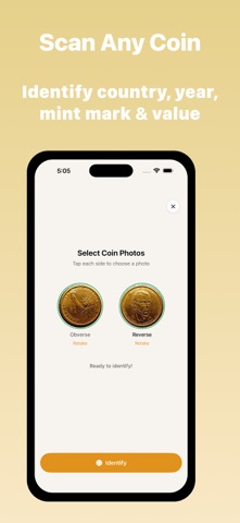 Numis: Coin Identifier & Value Screenshot 1 of 4