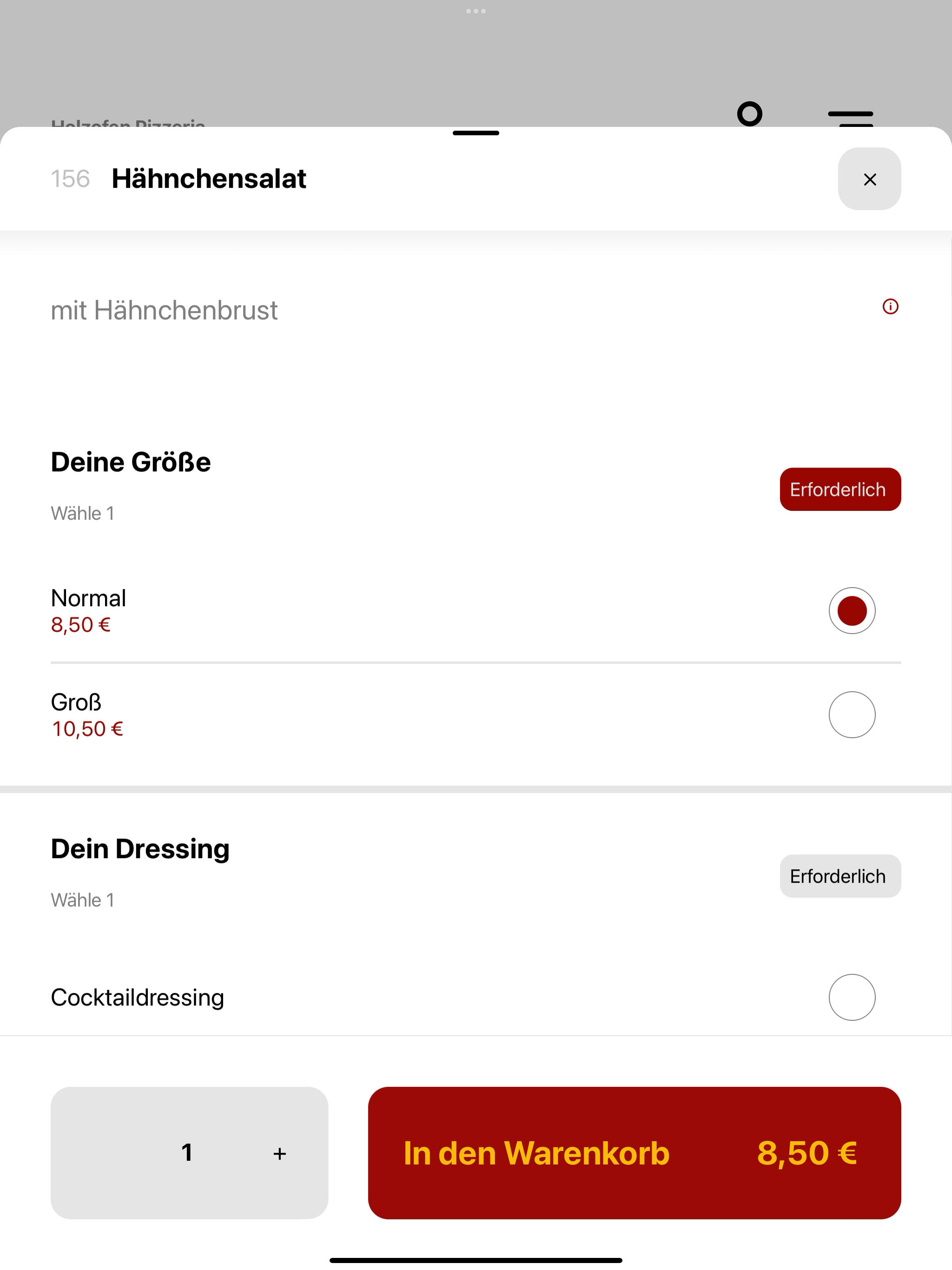 Holzofen Pizzeria