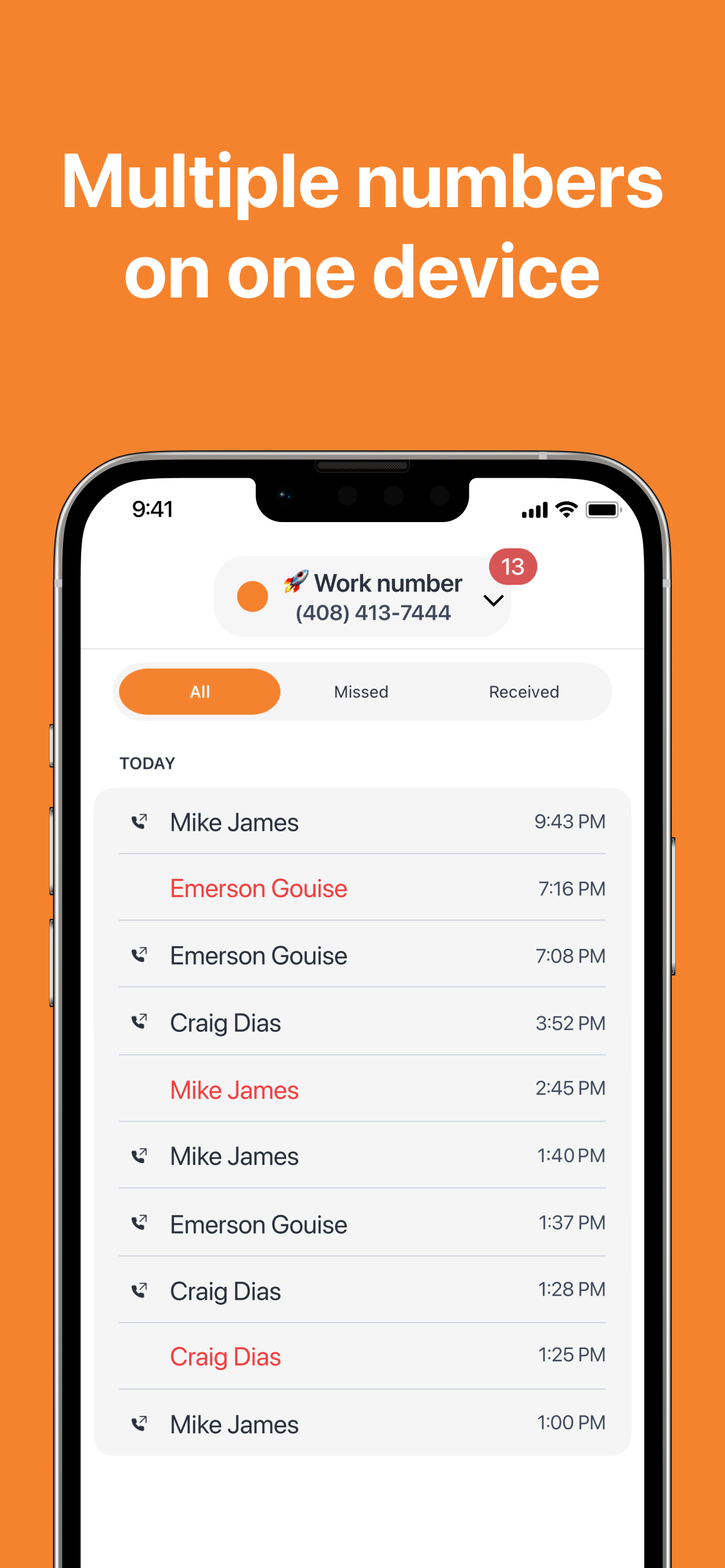 Phoner: Second Phone Number