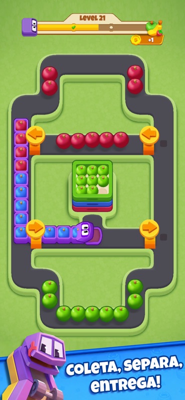 Snacky Dash: Food Maze Puzzle screenshot 1