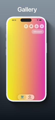 Gradient System iPhone screenshot