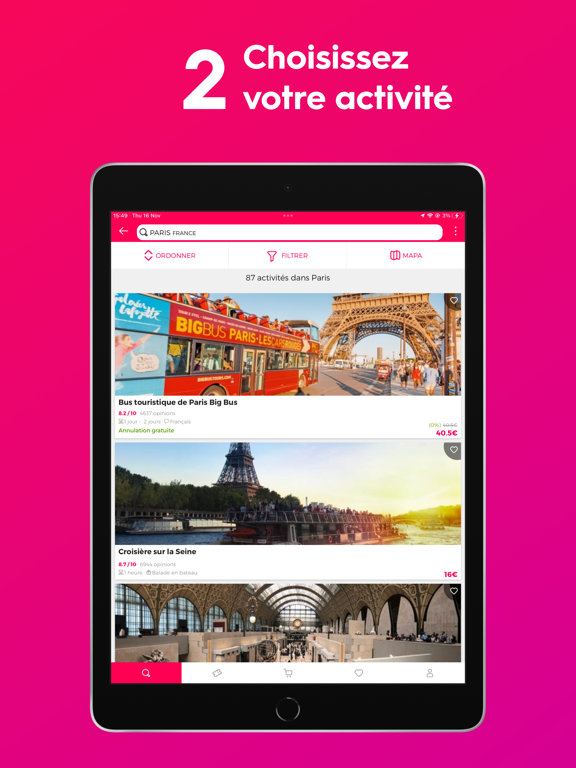Screenshot #5 pour Civitatis: Votre voyage !