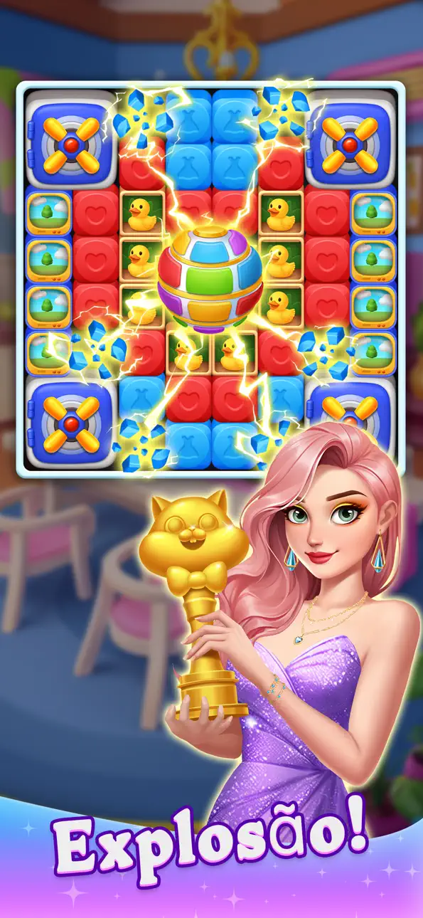 Beauty Blast: Makeover & Story Hack screenshot 6 - iOS game interface