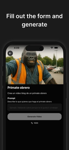 AI video generator - Veolab iPhone screenshot