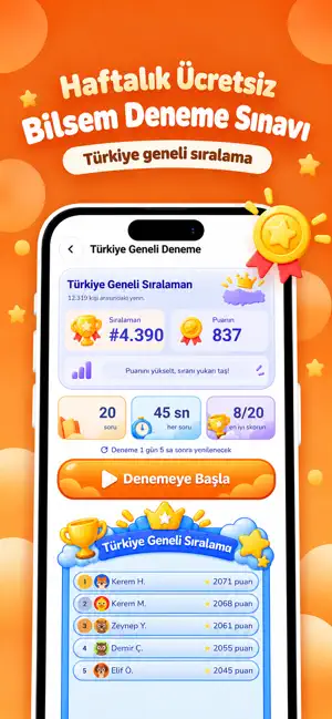 1.Sınıf Bilsem Sınavı Hazırlık screenshot 4