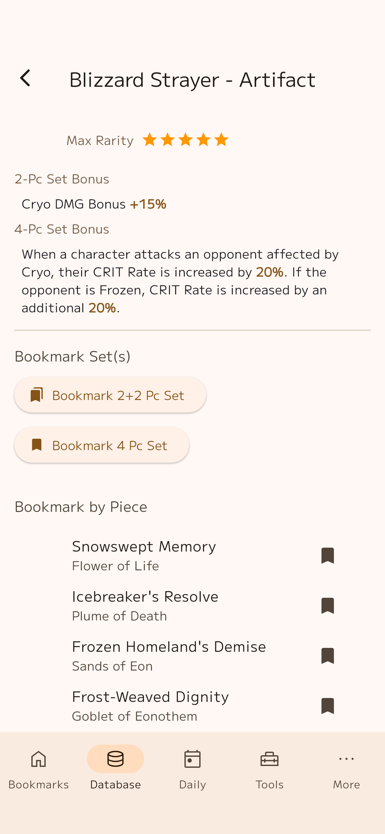 Materialog for Genshin Impact