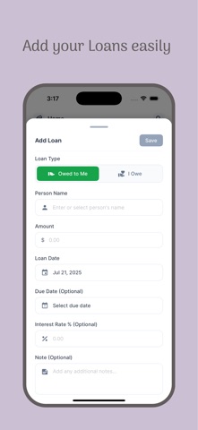 Fairmoney: Loan & Debt Tracker screenshot
