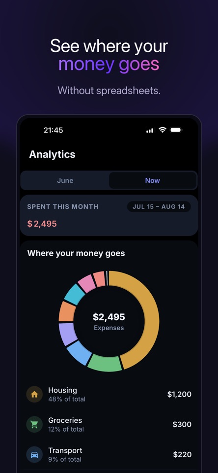 Monavo – Expense Tracker screenshot 2