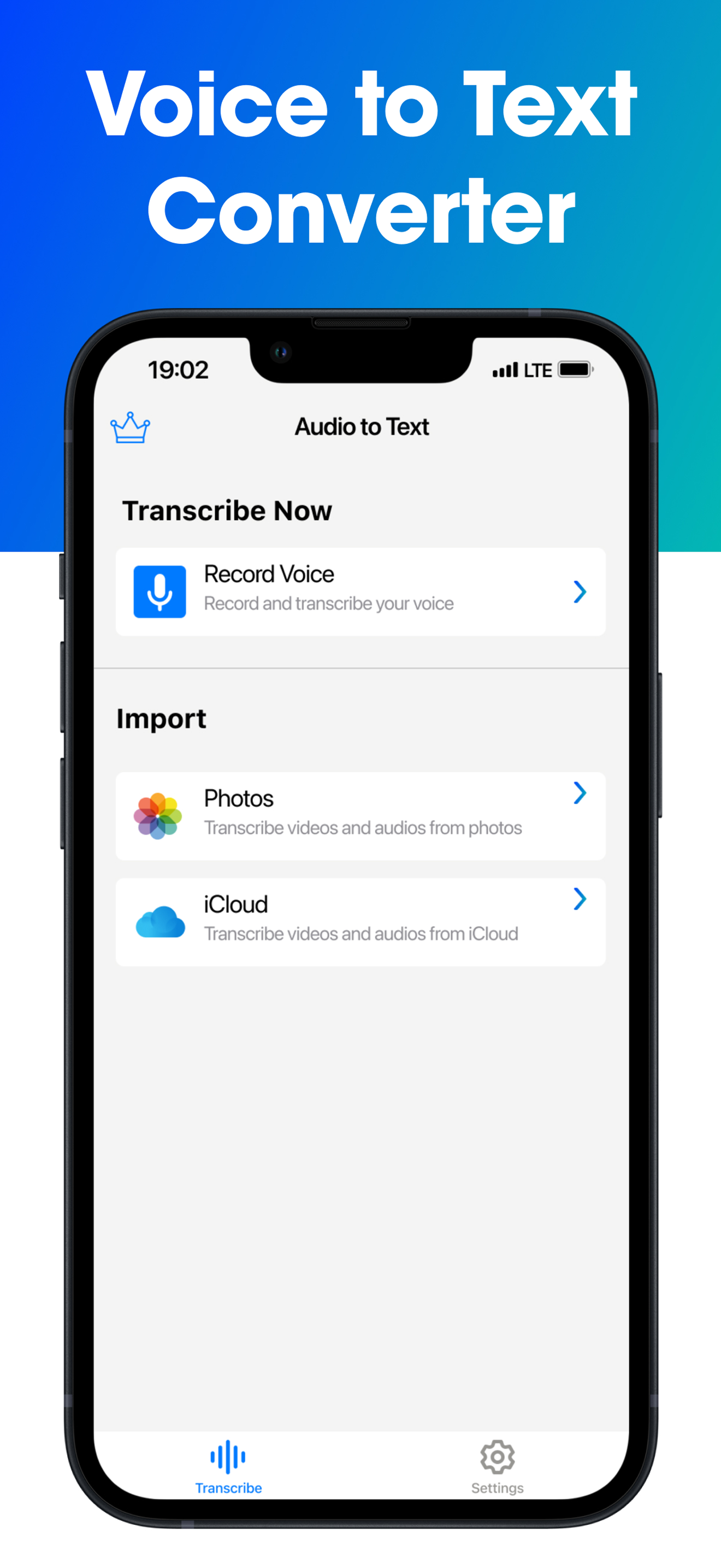 Transcribe Voice to Text+